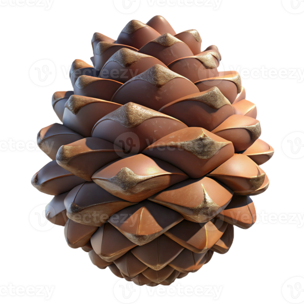 beautiful abstract Pine Cone Natural Texture Brown Scales Isolated for Nature Designs authentic png