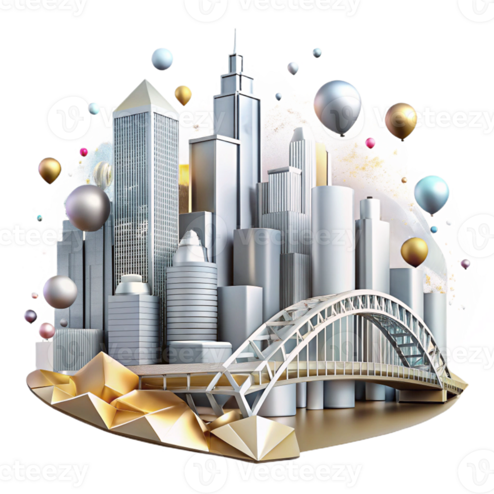 elegant artistic Pittsburgh Skyline Steel City Bridges Isolated for Industrial Graphics professional png