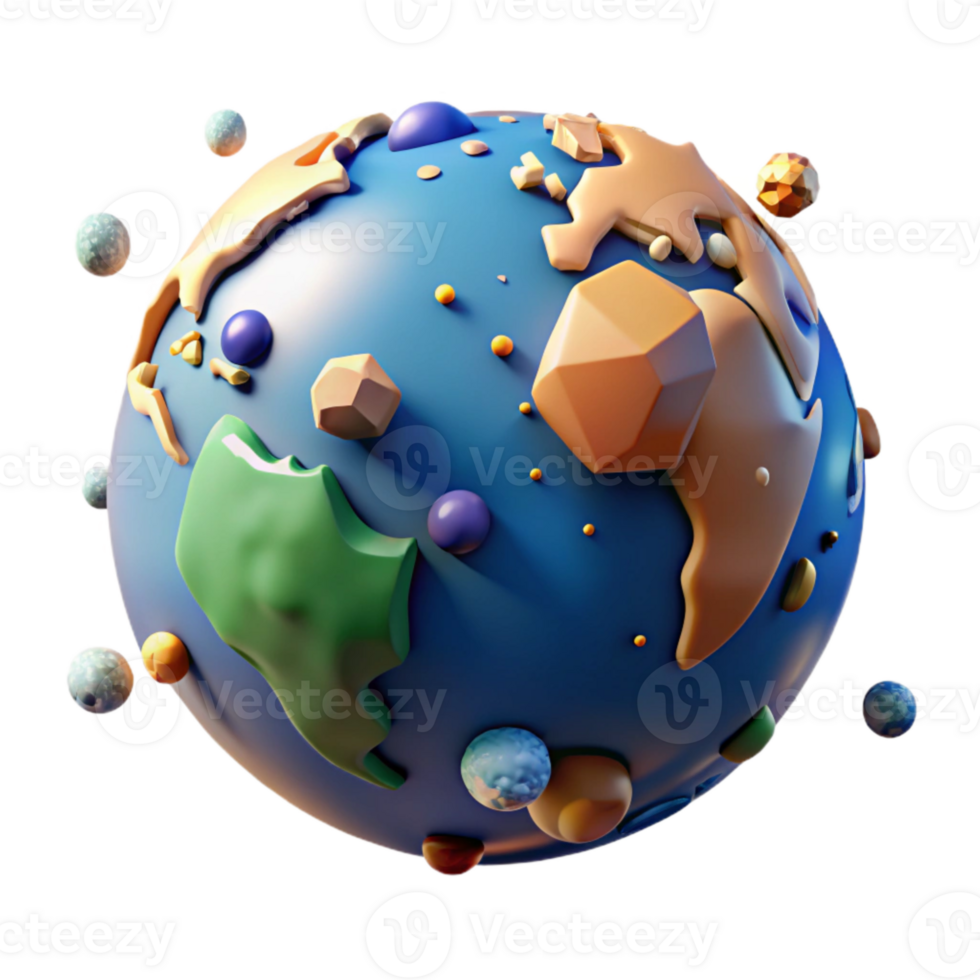 beautiful artistic Planet Earth From Space Cutout for Science Projects high quality png