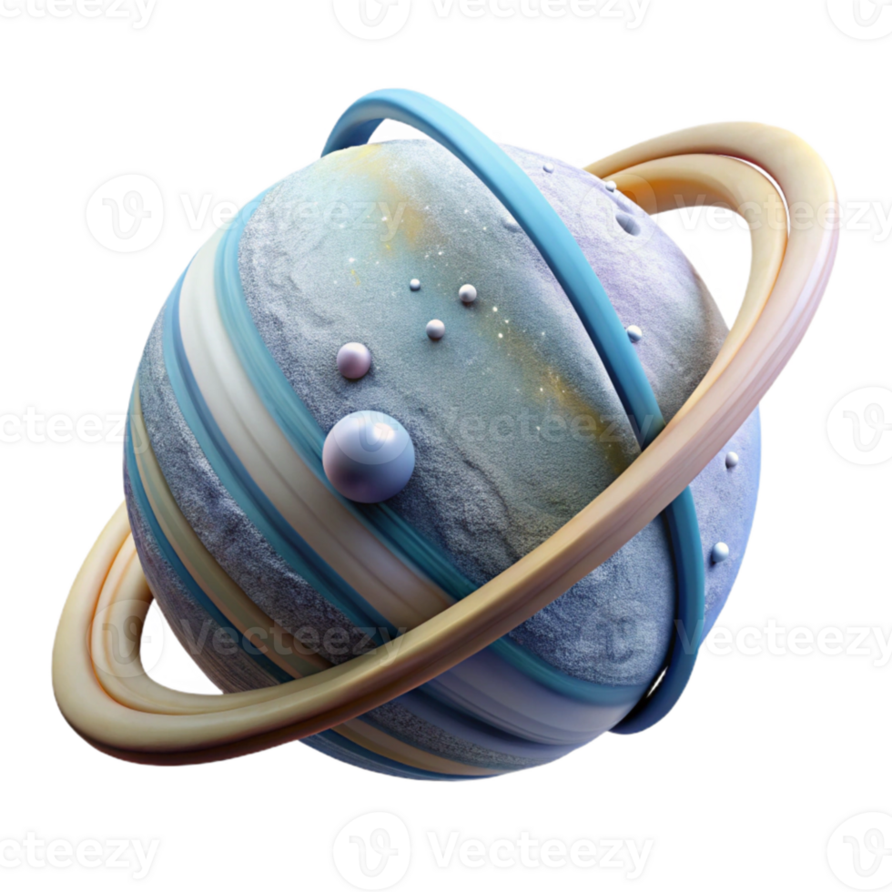 magnificent artistic Planet Rings Detailed Texture Cutout for Space Art original png