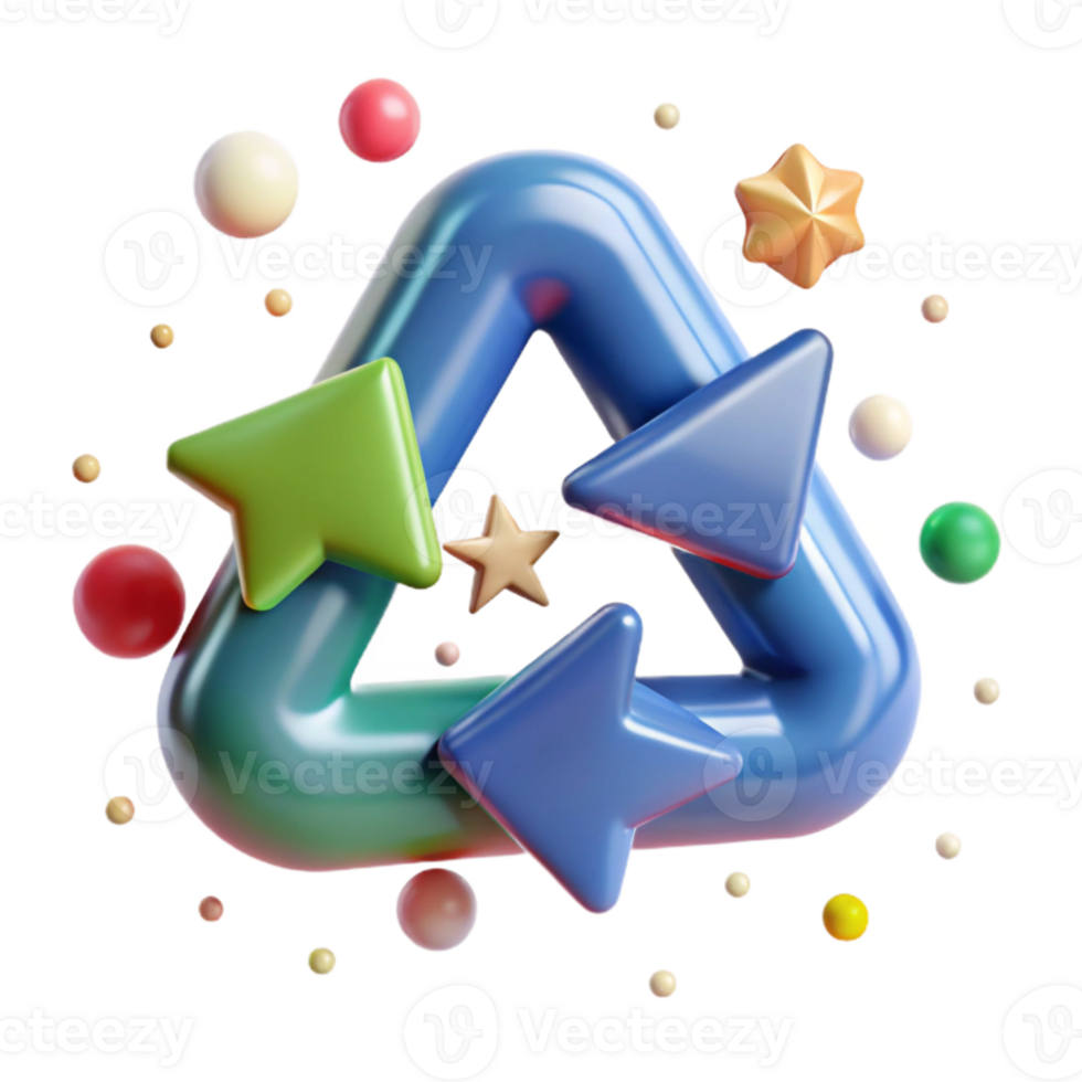 elegant classic Plastic Recycling Symbol Number 1 Pet Cutout original png