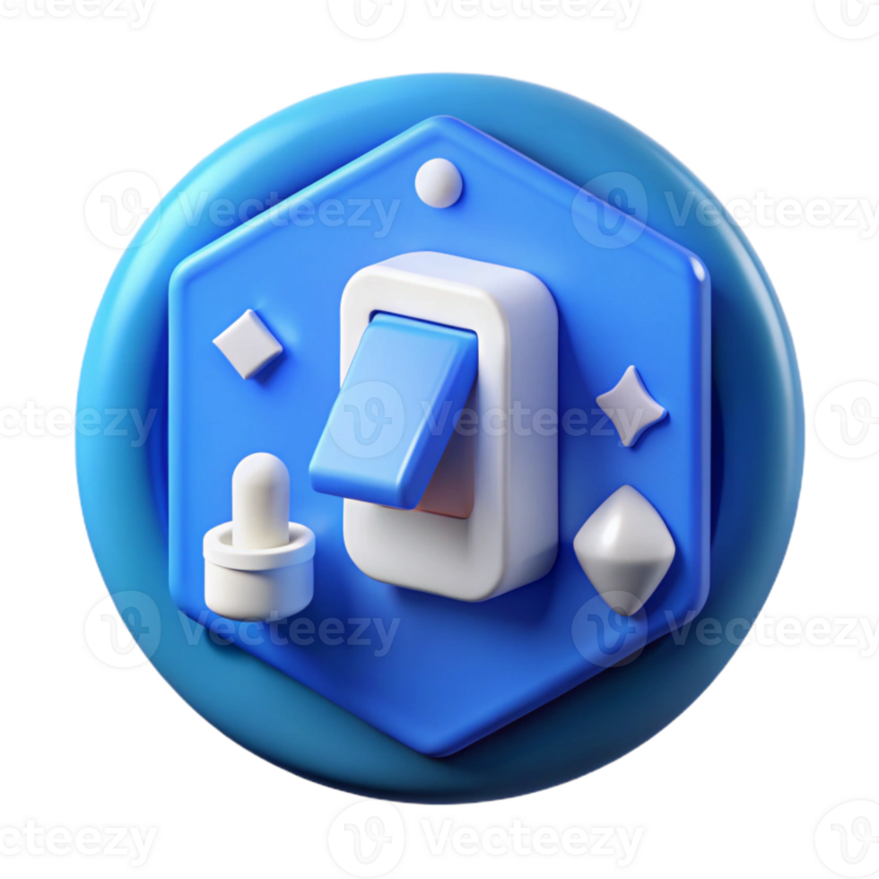 beautiful abstract Restroom Sign Blue White Toilet Icon Cutout for Accessibility png