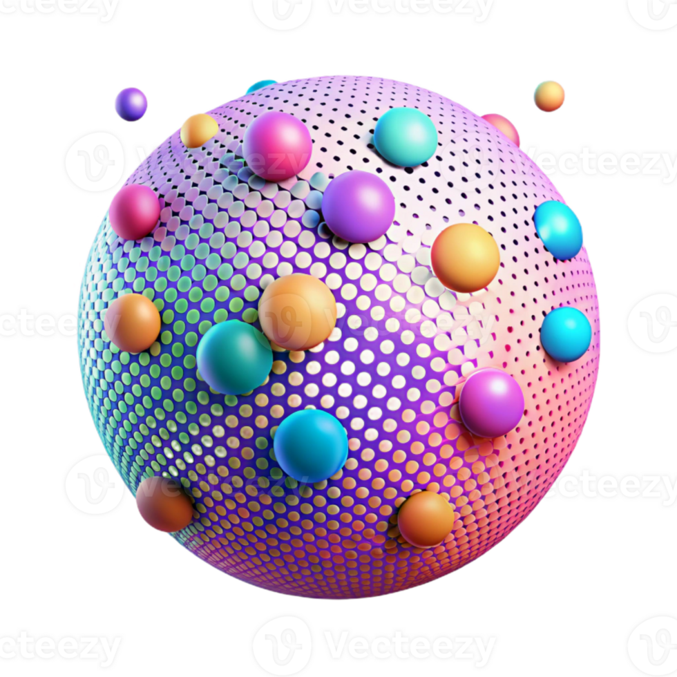 vibrant rustic Retro Halftone Dot Pattern Texture Isolated exclusive png