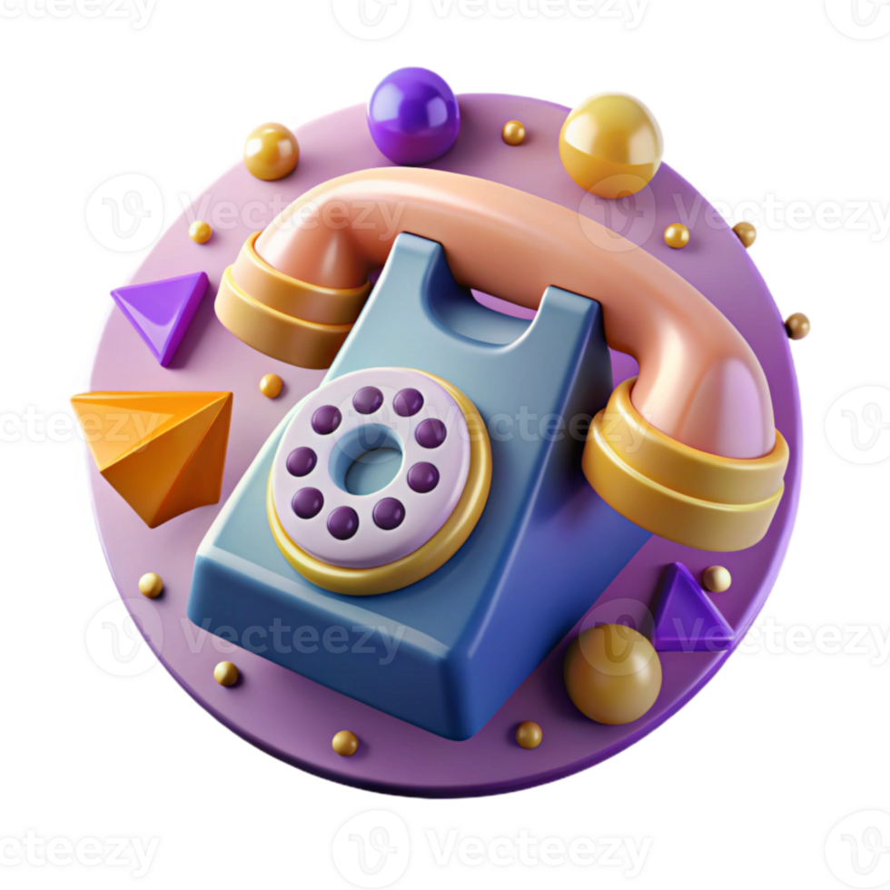wonderful classic Retro Phone Rotary Dial Cutout for Communication Design original png