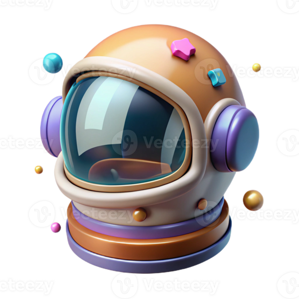 beautiful creative Retro Space Helmet Transparent for Astronaut Illustrations genuine png