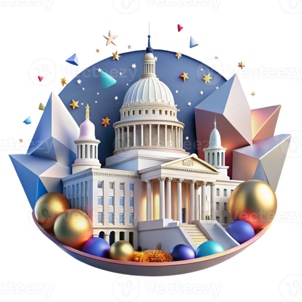 serene rustic Richmond Skyline Virginia State Capitol Cutout for Historical Designs high quality png