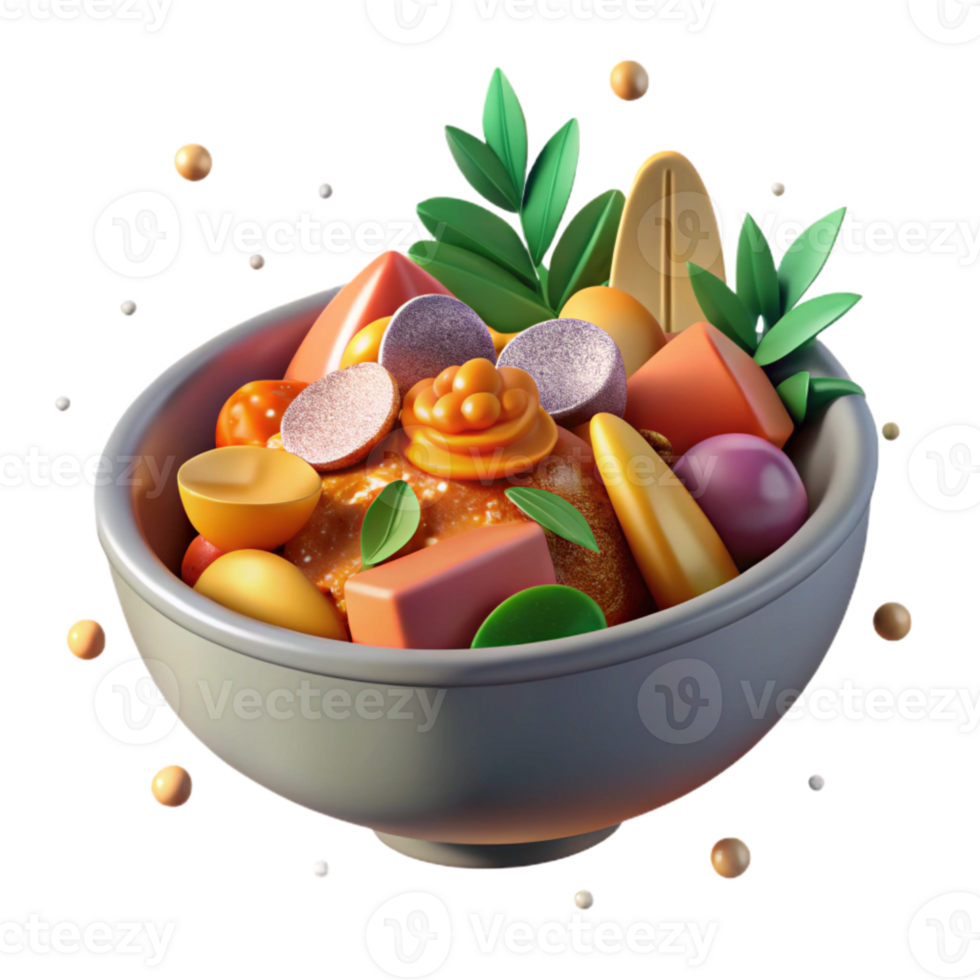 magnificent modern Roasted Vegetables Side Dish Transparent Vegetarian Menu detailed png