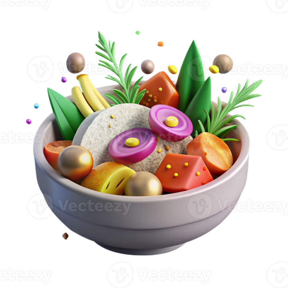 vibrant traditional Roasted Vegetables Side Dish Transparent Vegetarian Menu exclusive png