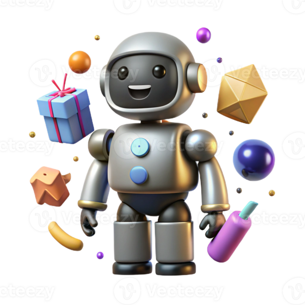 magnificent vintage Robot Silhouette Bundle for Print Media Transparent detailed png