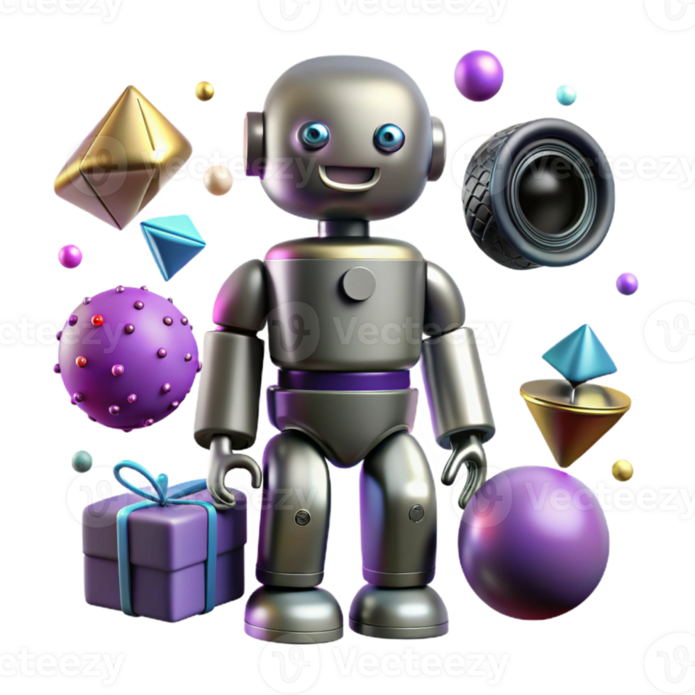 serene rustic Robot Silhouette Bundle for Print Media Transparent detailed png