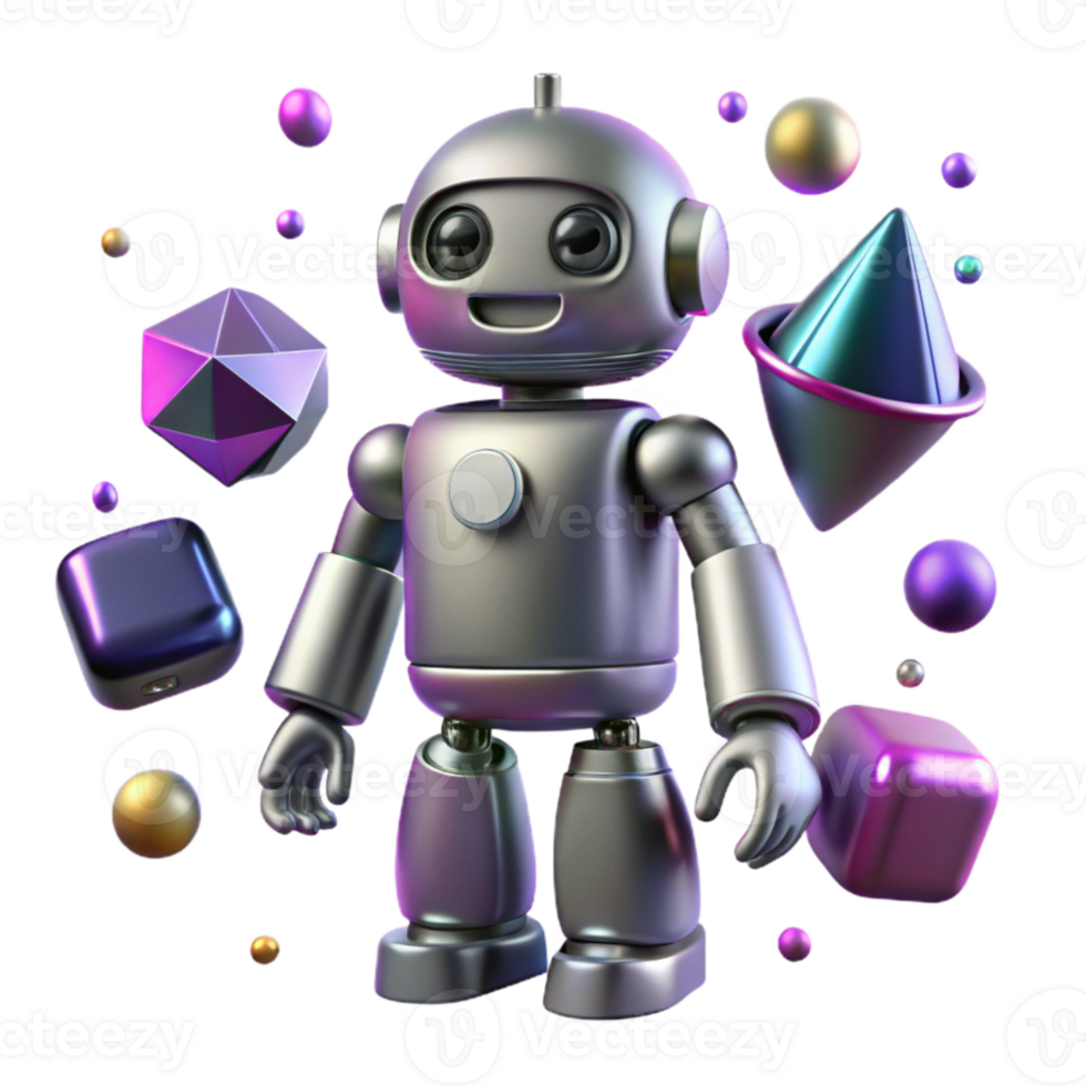 dramatic creative Robot Silhouette Pack Cutout for Design Resources png