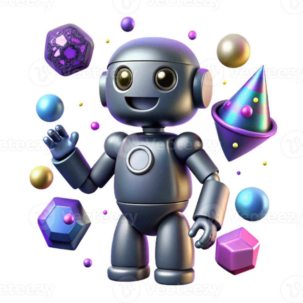 impressive rustic Robot Silhouette Set for Mobile Apps Isolated genuine png