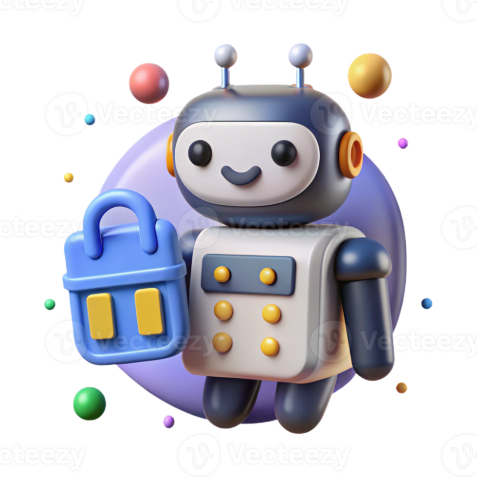 beautiful modern Robot Silhouette with Calendar Icon Transparent for Scheduling professional png