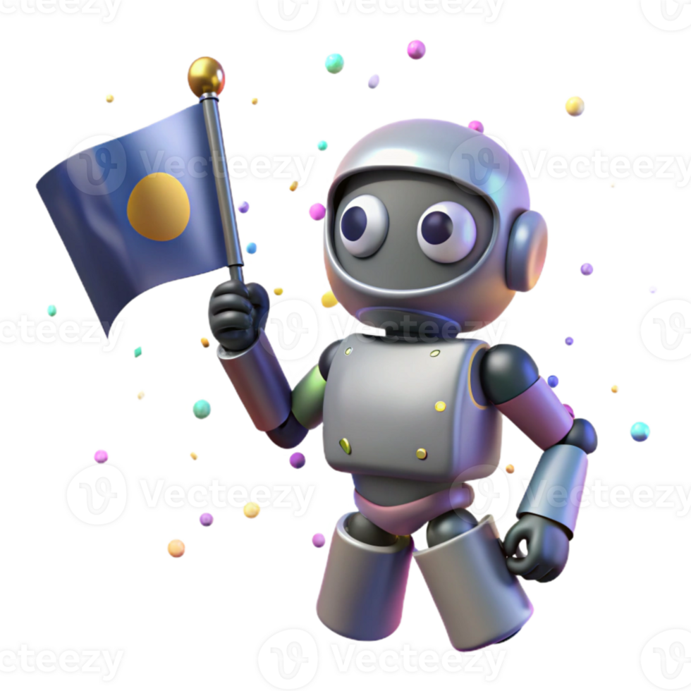 extraordinary traditional Robot Silhouette with Exclamation Mark Cutout for Alerts genuine png