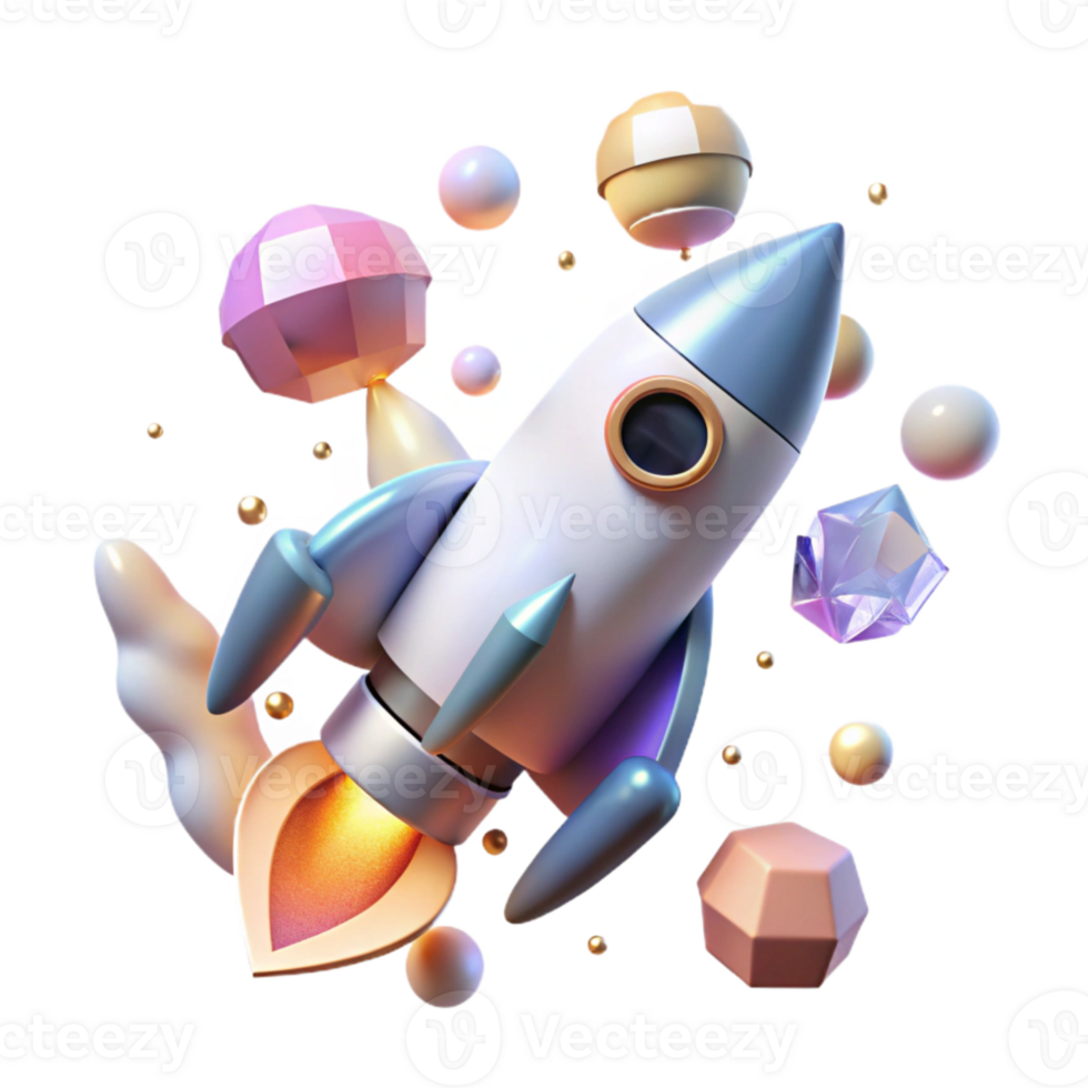 serene traditional Rocket Stage Separation Transparent for Launch Sequence authentic png