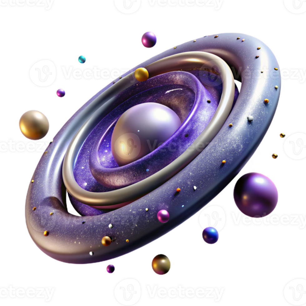 impressive abstract Rotating Galaxy Arms Isolated for Astronomical Models high quality png