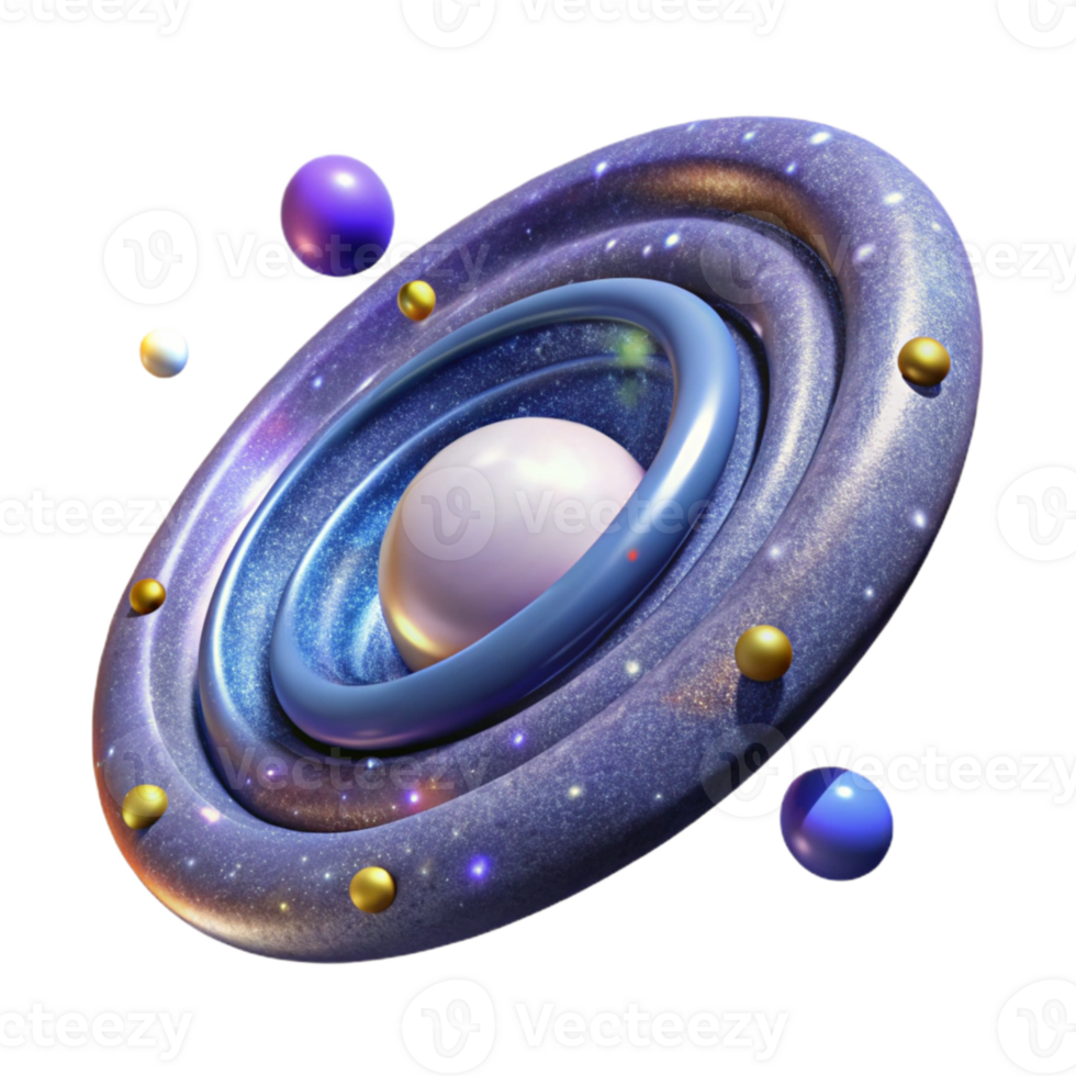 magnificent minimalist Rotating Galaxy Arms Isolated for Astronomical Models detailed png