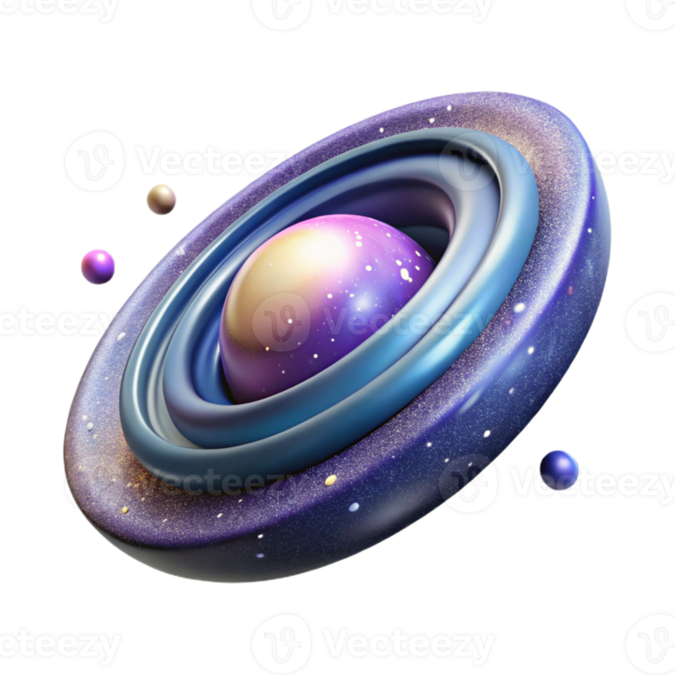 serene minimalist Rotating Galaxy Core Isolated for Astronomical Simulations original png