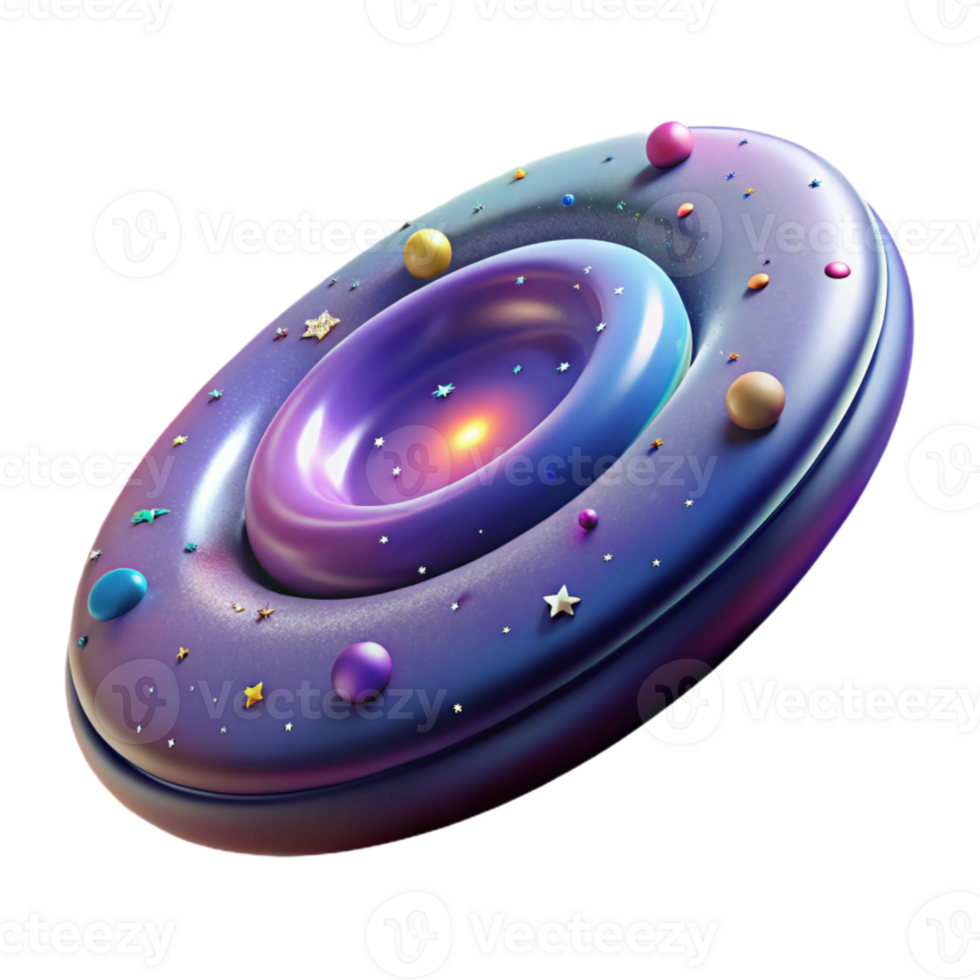 impressive traditional Rotating Galaxy Disk Isolated for Scientific Visualization detailed png