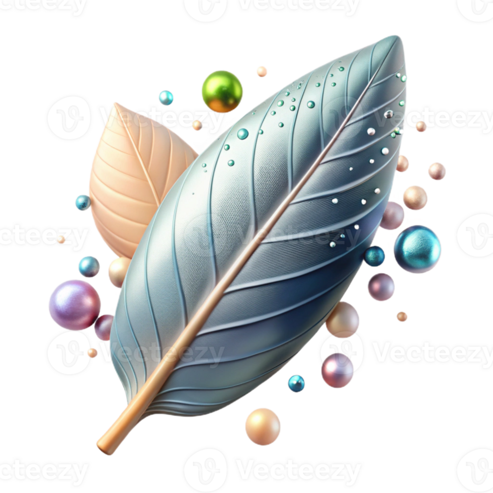 magnificent creative Single Leaf Isolated for Botanical Studies genuine png