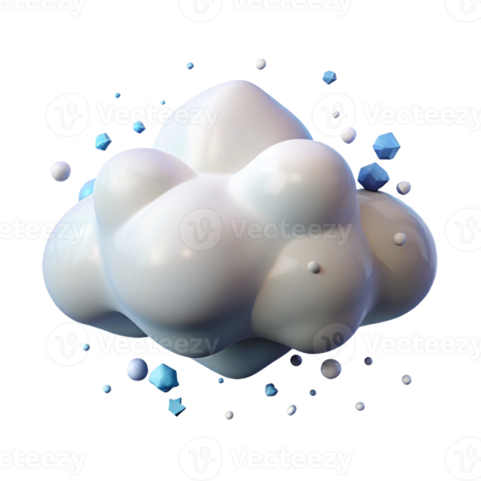 elegant classic Single White Cloud Isolated for Sky Effects genuine png