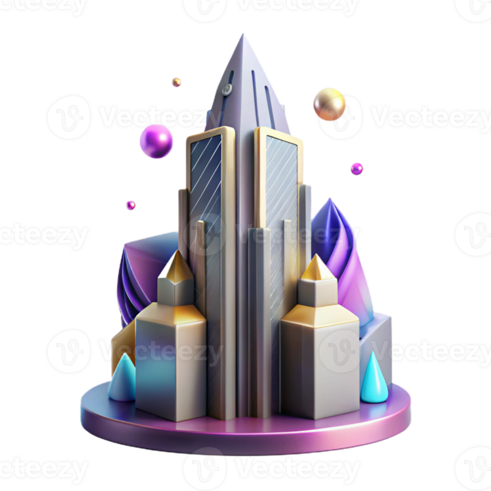 extraordinary contemporary Skyscraper Icon Silhouette Isolated for Web Design exclusive png