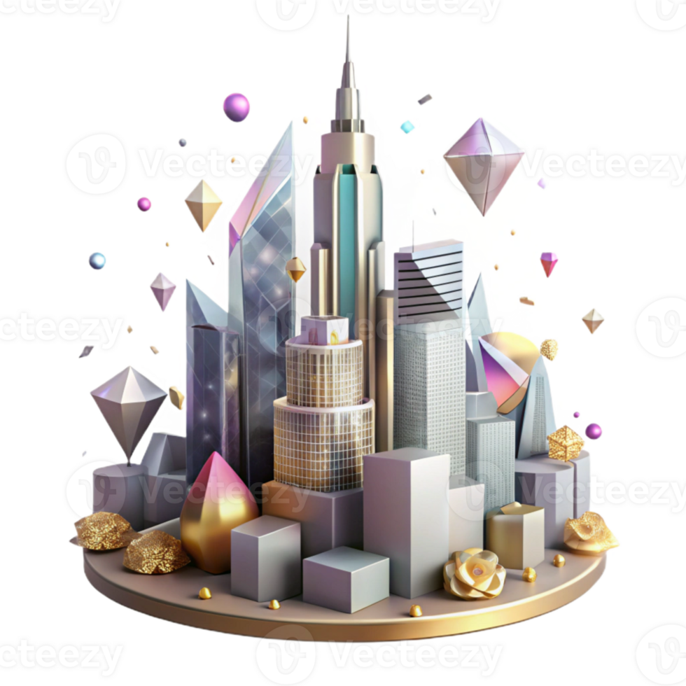 serene classic Skyscraper Silhouette Cityscape Transparent Background exclusive png