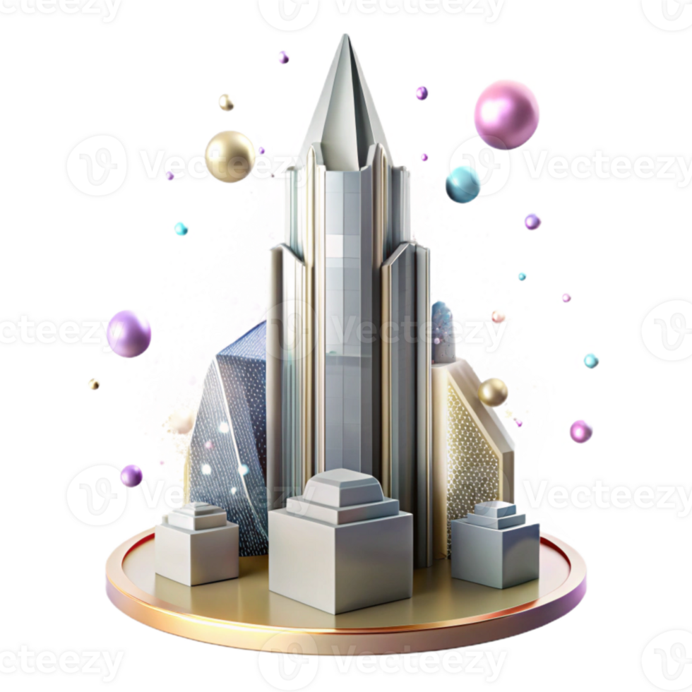 impressive modern Skyscraper Silhouette Transparent for Architectural Designs png