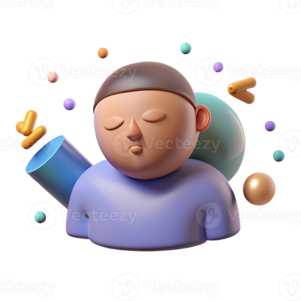 impressive traditional Sleeping Person Rest Icon Isolated for Sleep Apps png