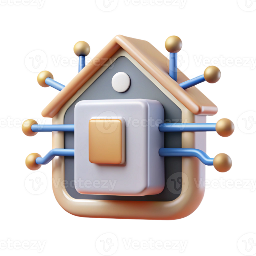 dramatic vintage Smart Home Hub Icon Transparent for Tech Websites exclusive png