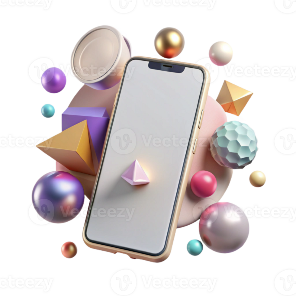 magnificent classic Smartphone Mobile Device Blank Screen Cutout for App Mockups high resolution png