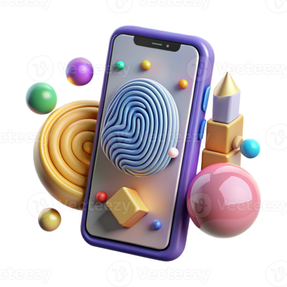 impressive rustic Smartphone with Fingerprint Sensor Security Transparent for Mobile Security genuine png
