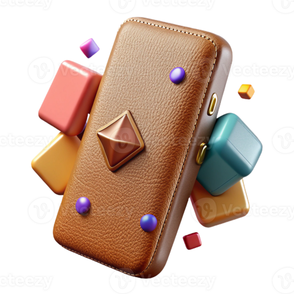 magnificent abstract Smooth Leather Phone Case Texture Transparent for Tech Accessories high quality png