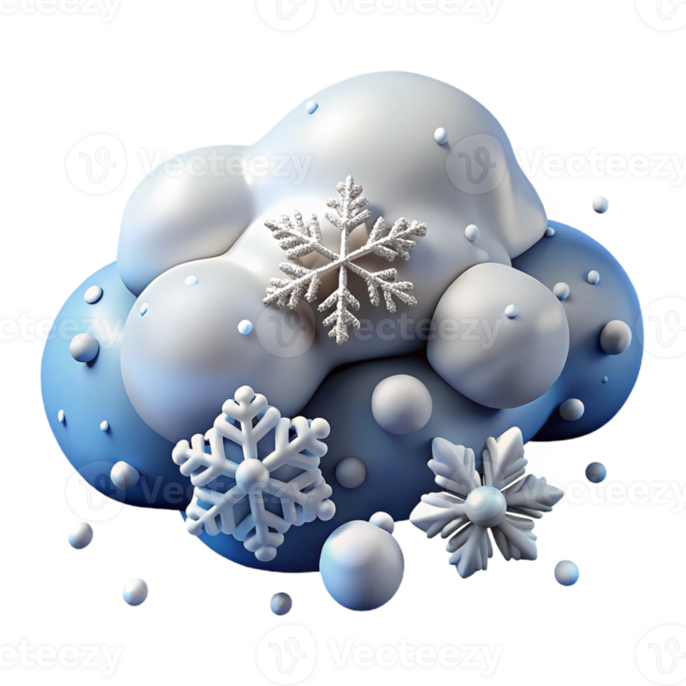 beautiful minimalist Snowfall Effect Cutout for Winter Designs original png