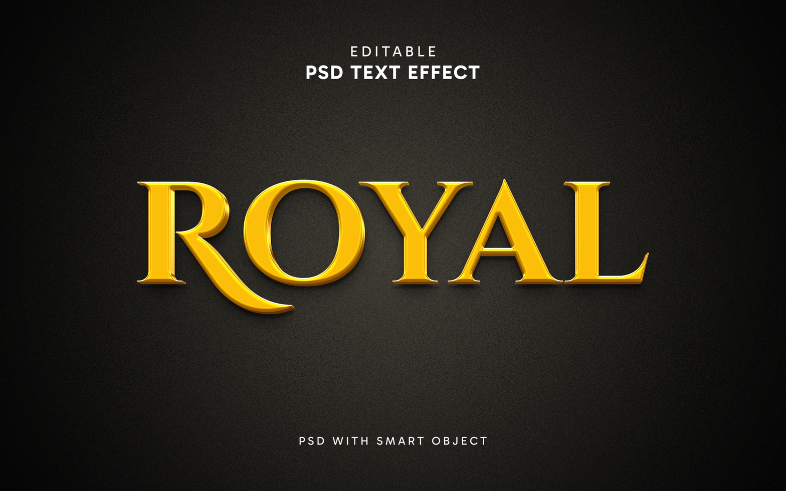 Royal Text Effect psd