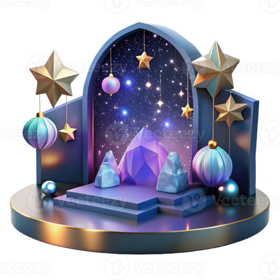 impressive minimalist Starry Night Sky Backdrop Isolated for Stage Design exclusive png