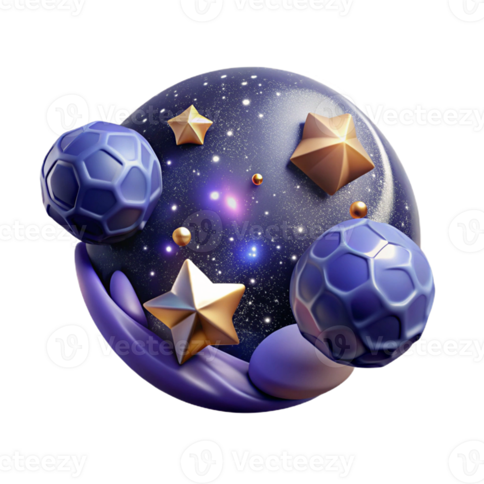 vibrant rustic Starry Night Sky Transparent for Astronomy Websites premium png