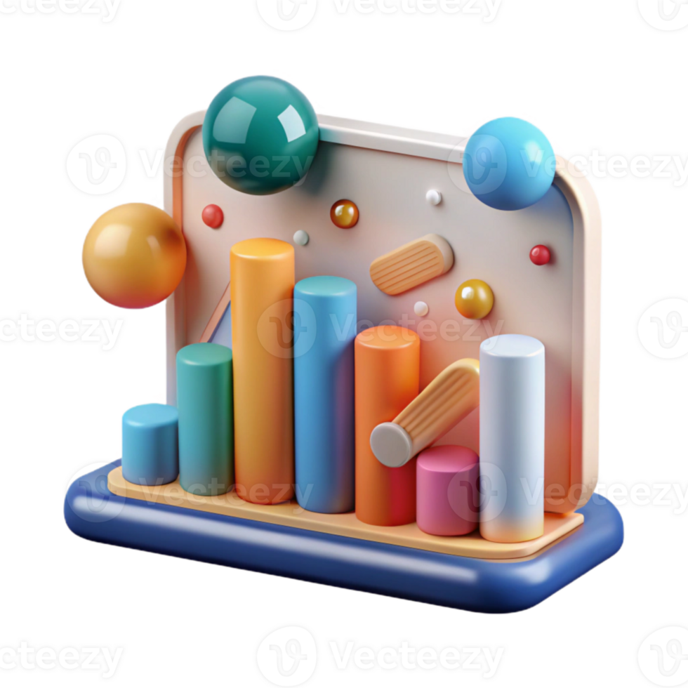 wonderful modern Statistics Graph Isolated for Data Visualization high quality png