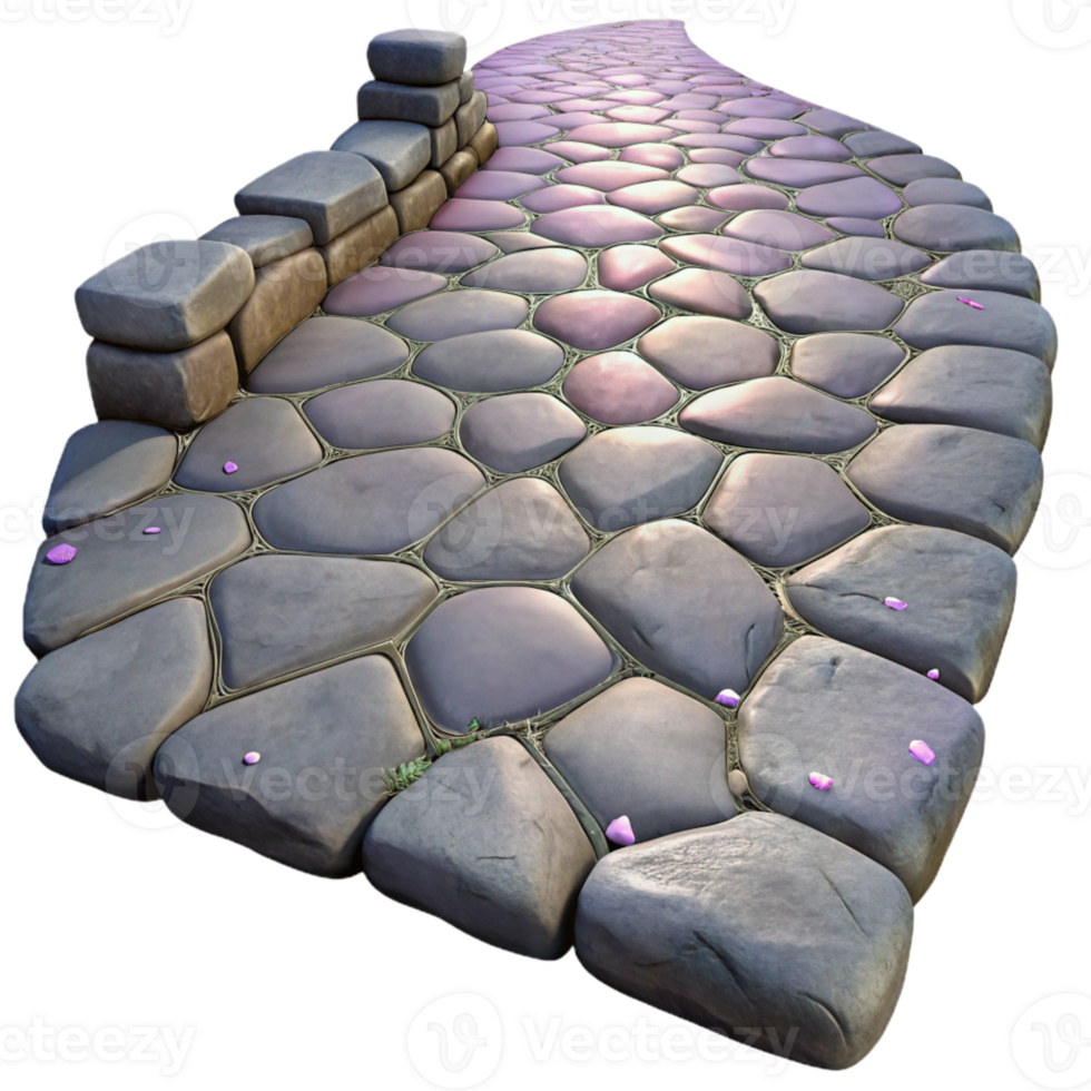 extraordinary creative Stone Path Texture Cobblestone Walkway Cutout for Landscape Design professional png