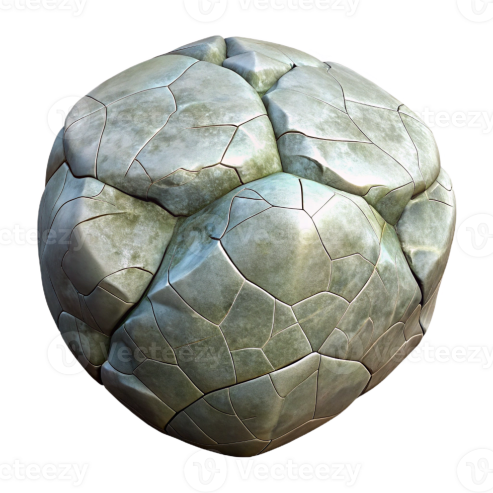 serene artistic Stone Texture Cracked Surface Isolated for Architectural Renderings premium png