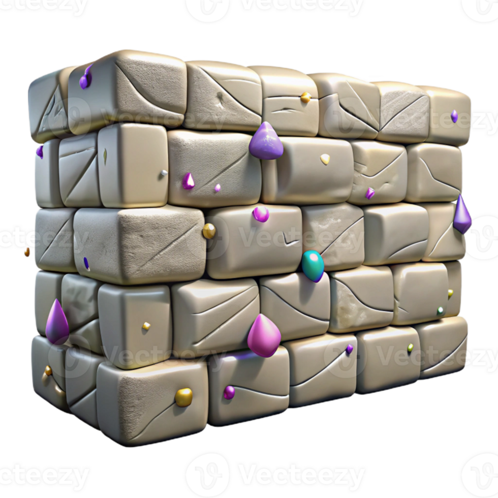 magnificent abstract Stone Wall Texture Isolated for Architectural Renderings genuine png