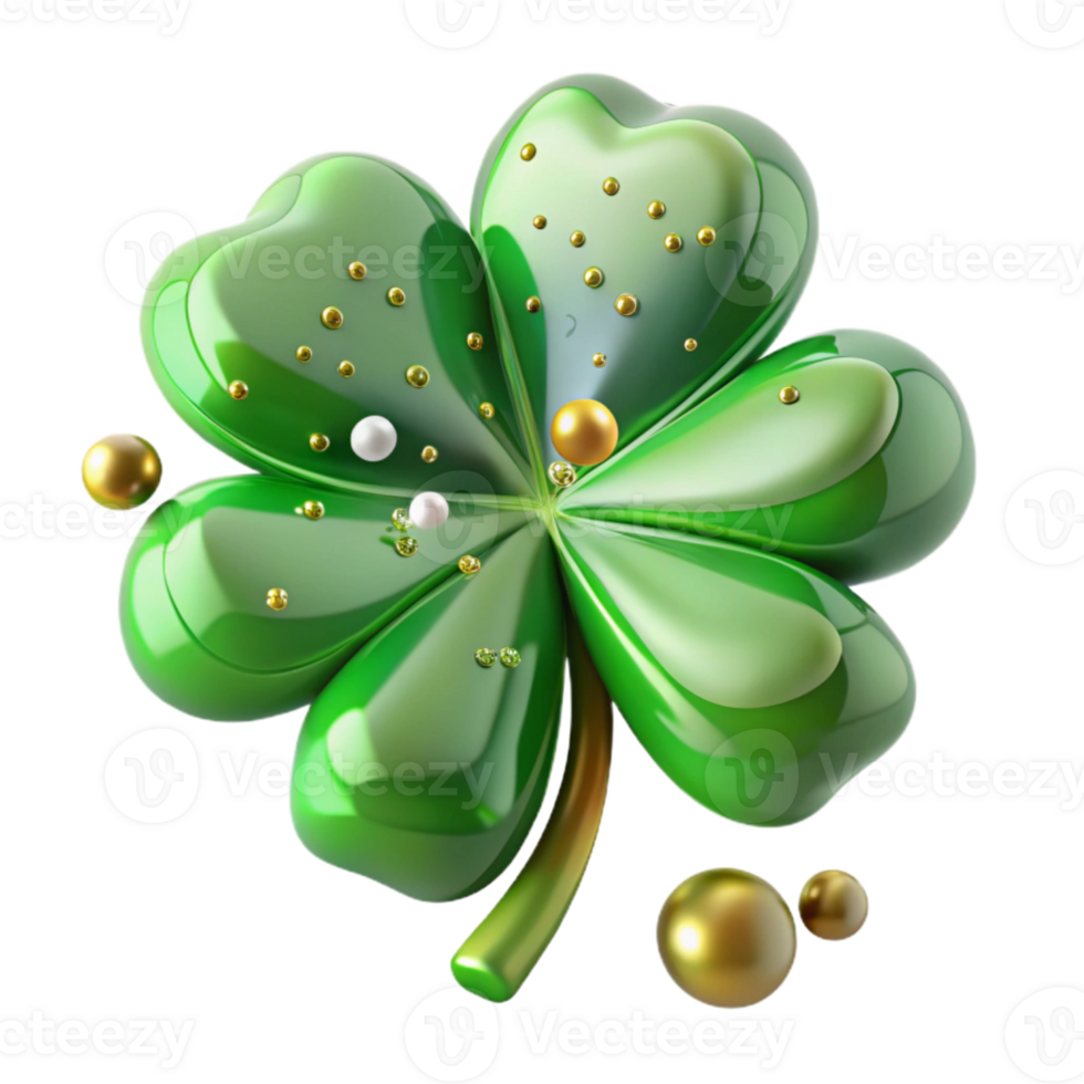 dramatic vintage St Patricks Day Shamrock Transparent for Irish Celebrations authentic png