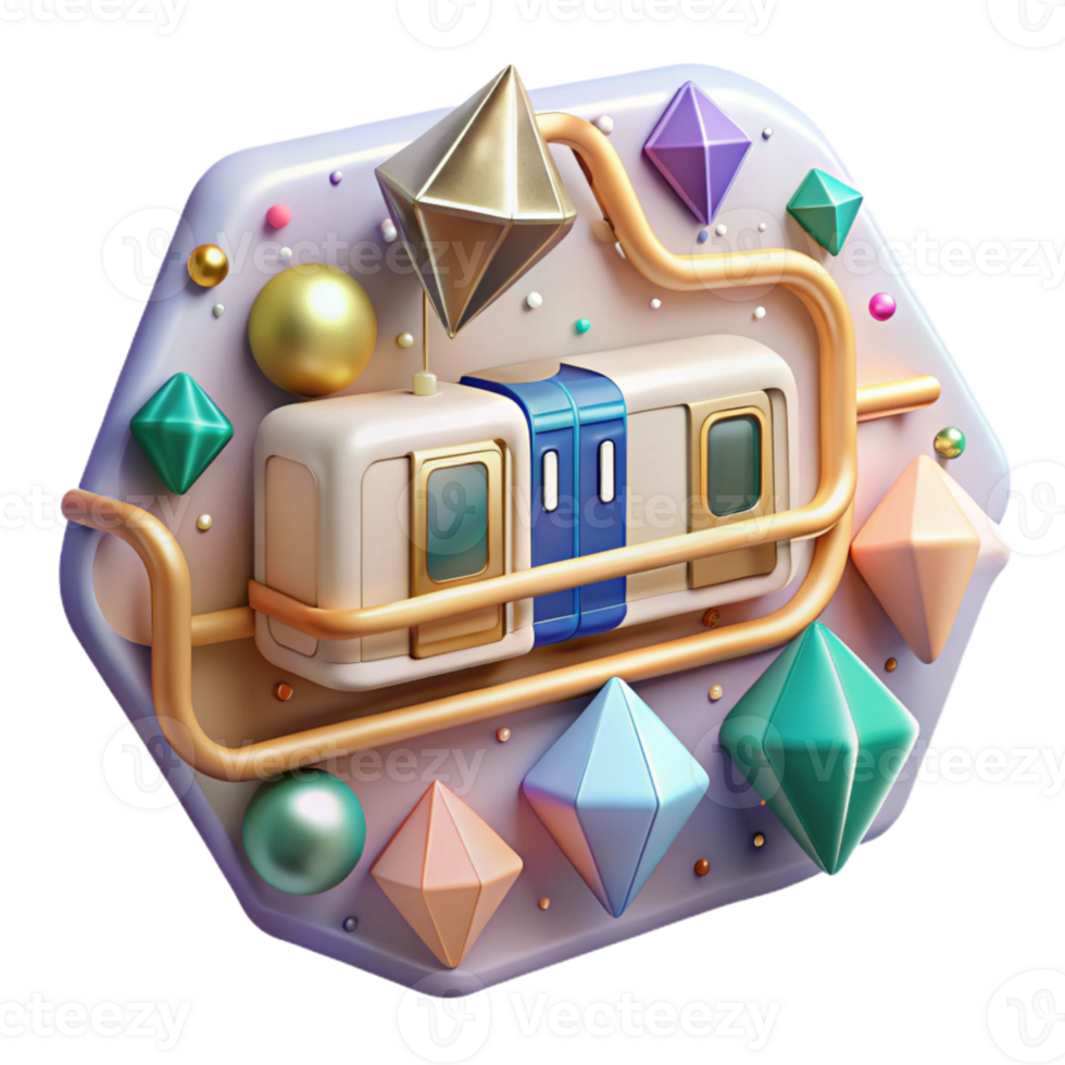 impressive creative Stylized Subway Map Artwork Transparent for Posters high resolution png