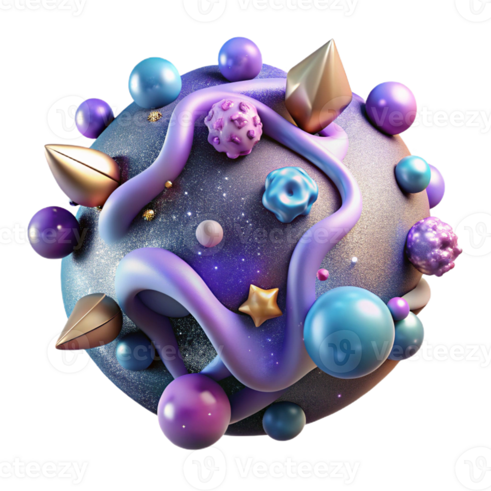 wonderful modern Stylized Nebula Cutout for Artistic Expressions professional png