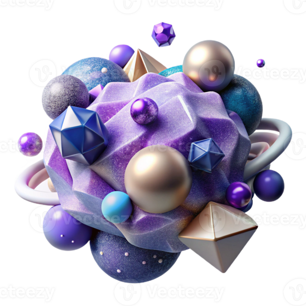 elegant creative Stylized Nebula Cutout for Artistic Expressions premium png