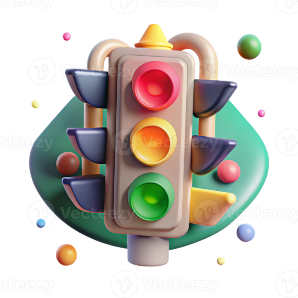 dramatic rustic Traffic Light Universal Design and Accessibility Isolated for Inclusive Urban Planning high quality png
