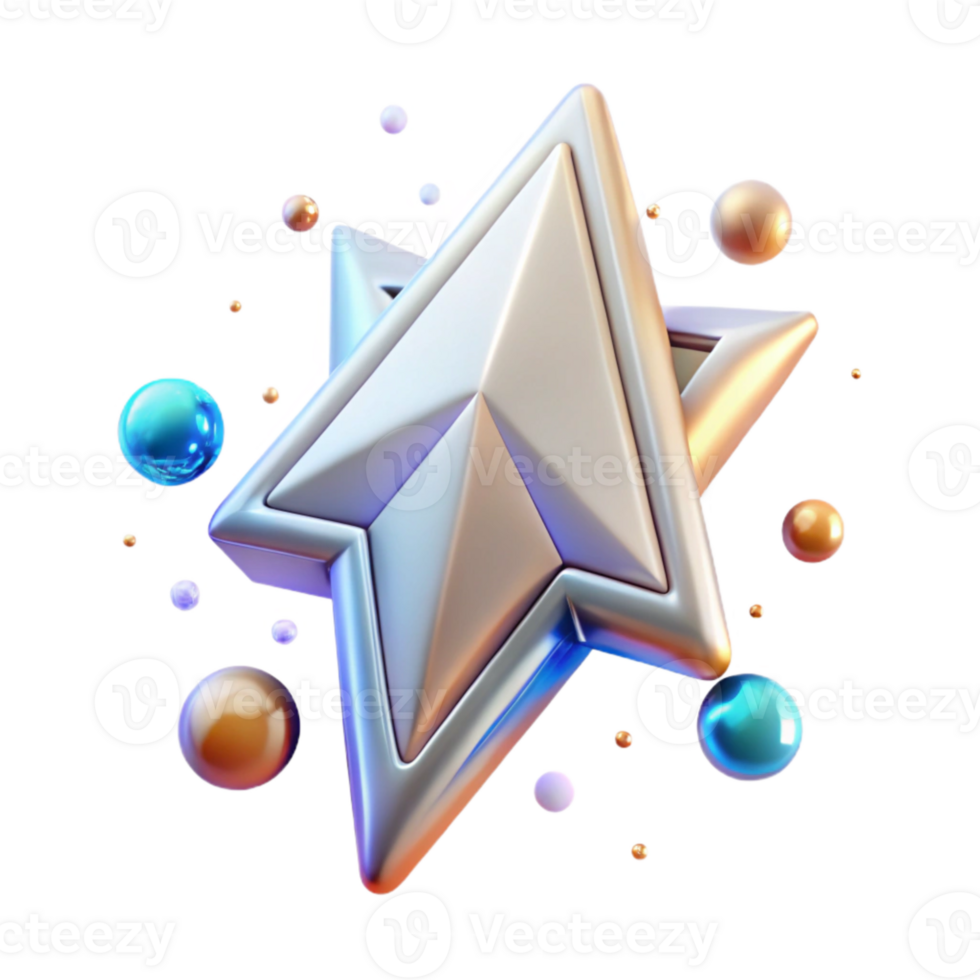 dramatic abstract Transparent Arrow Navigation Icon for Futuristic Hud Design original png