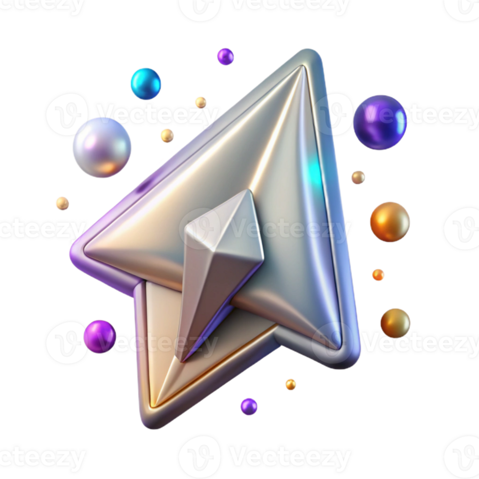 beautiful abstract Transparent Arrow Navigation Icon for Futuristic Hud Design exclusive png
