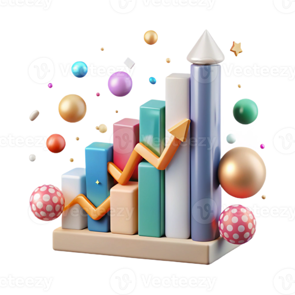 extraordinary modern Transparent Background Growth Chart for Business Use high resolution png