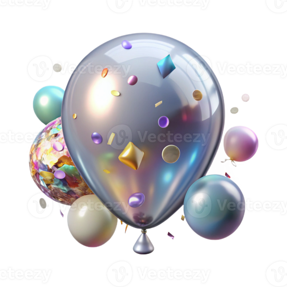 extraordinary vintage Transparent Balloon Glossy Finish for Polished Look genuine png